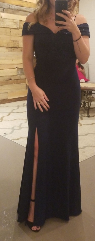 Nightway navy dress sz 4